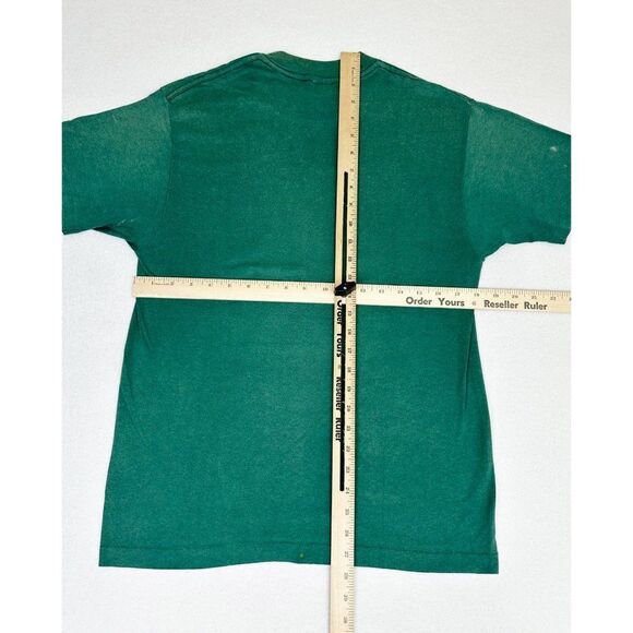 Vintage 1989 MLB Oakland A's Baseball Champions Shirt Green Large Single Stitch - Picture 11 of 13